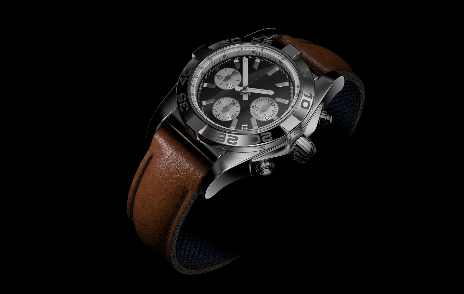 Leather Strap Watch